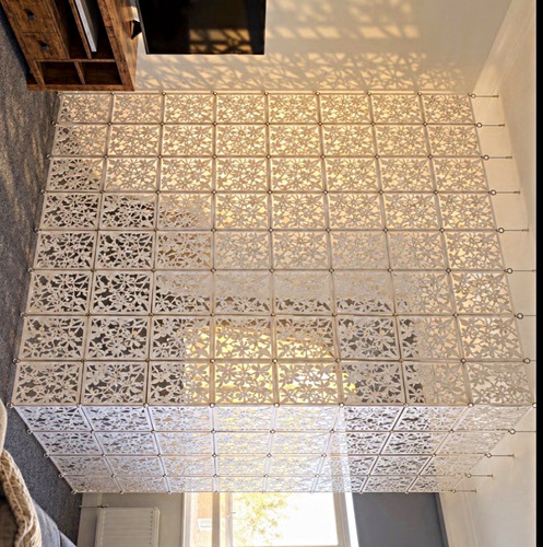 12pc white decorative lattice - 12pc,