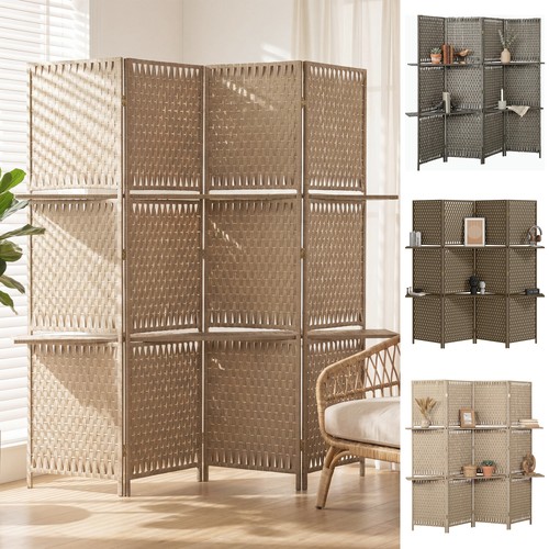 Panel folding room divider - 4-panel,