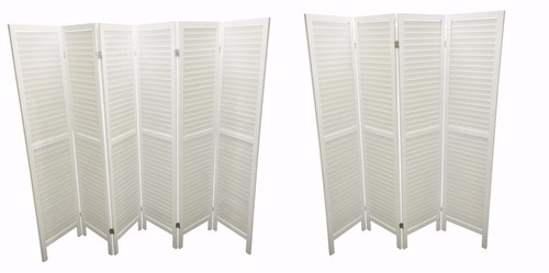 Wooden slat room divider - wooden,