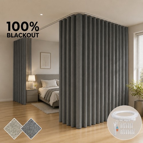 Room divider curtain with - room,