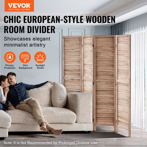 Wood room divider - 4, panel