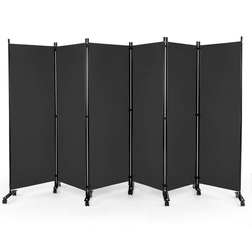 Panel room divider - divider, wheels