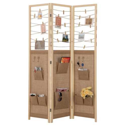 Boho wooden space separator - boho,