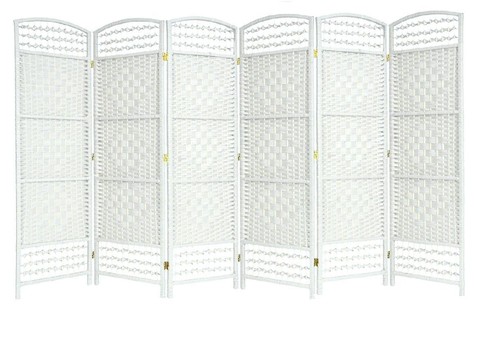 White panel wicker room - wicker,