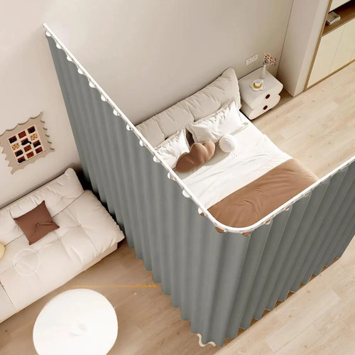 Solid color sheer room - color, divider