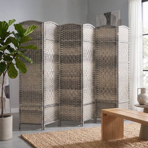 Folding room divider screen - room,
