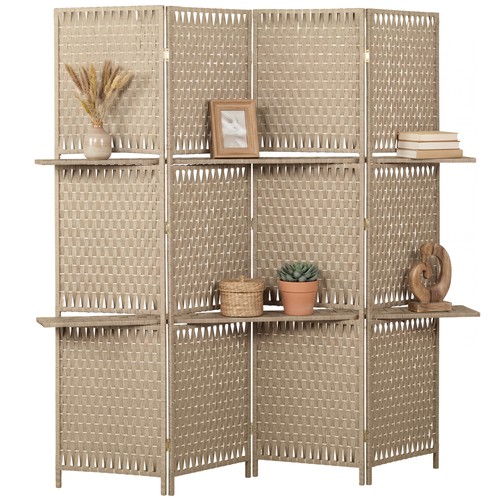Homcom panel folding room - homcom, 4