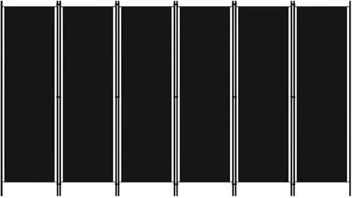 Black panel room divider - black,